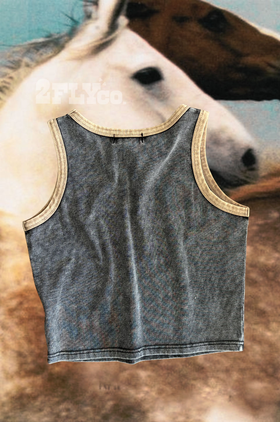 COLLAGE COWBOY TANK