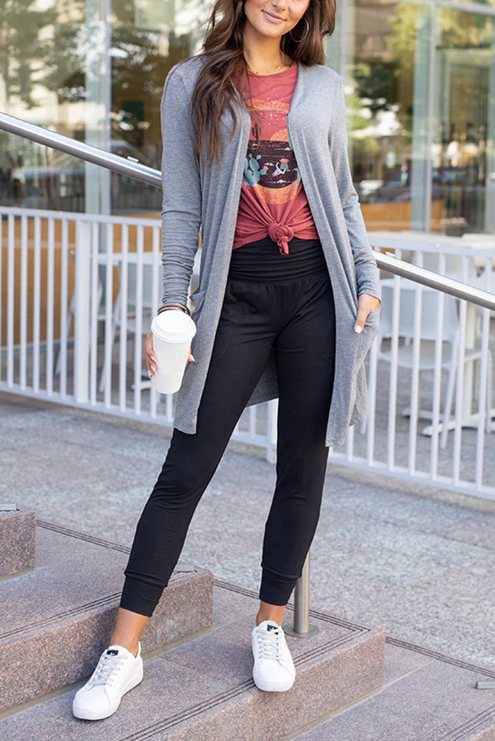 High Waist Pocket joggers