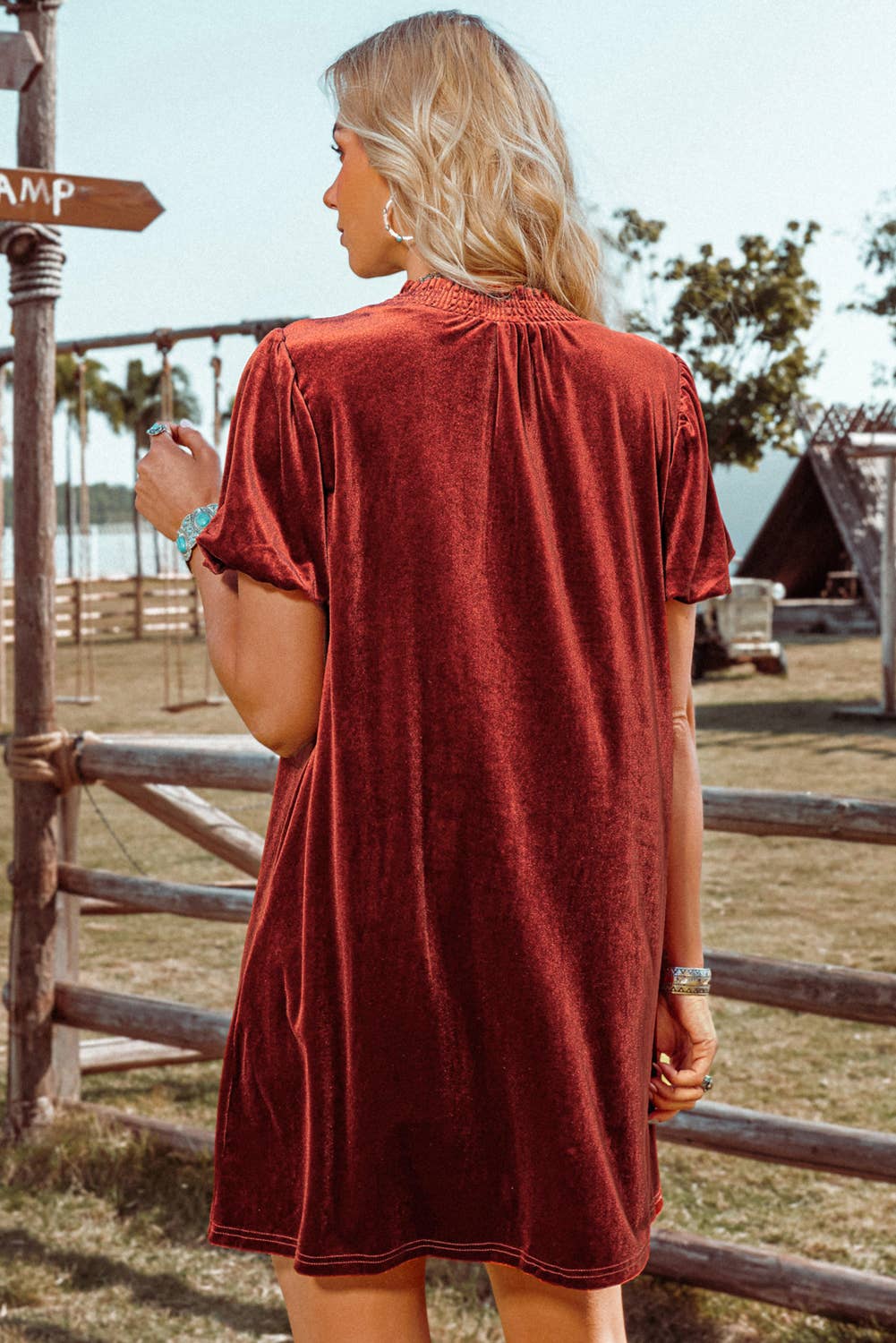 Autumn Velvet Dress