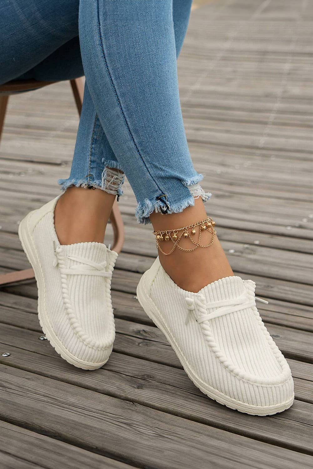 Chill vibes Ribbed Shoes