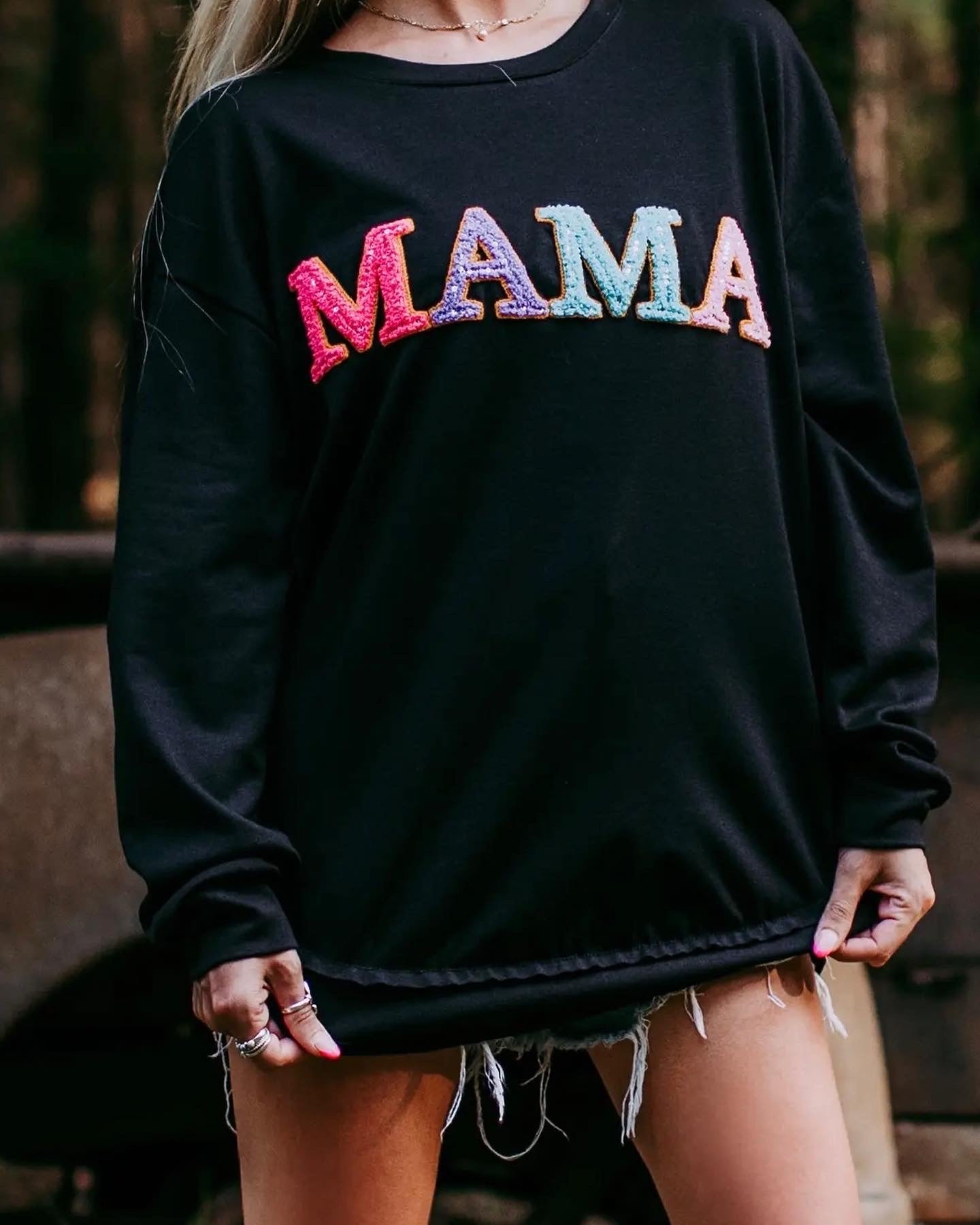 “MAMA” long sleeve shirt