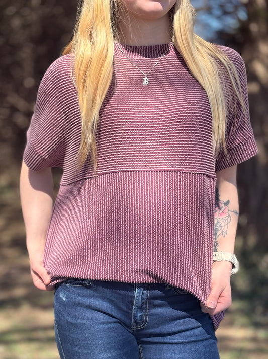 Purple wildflower Tee
