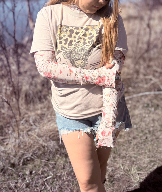 Cowgirl Garden Mesh top