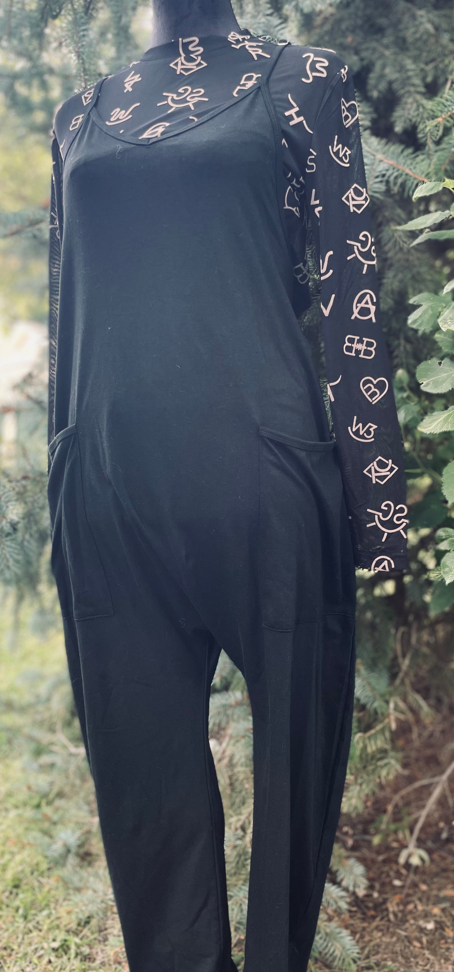 Black prairie Jumpsuit w/ pockets