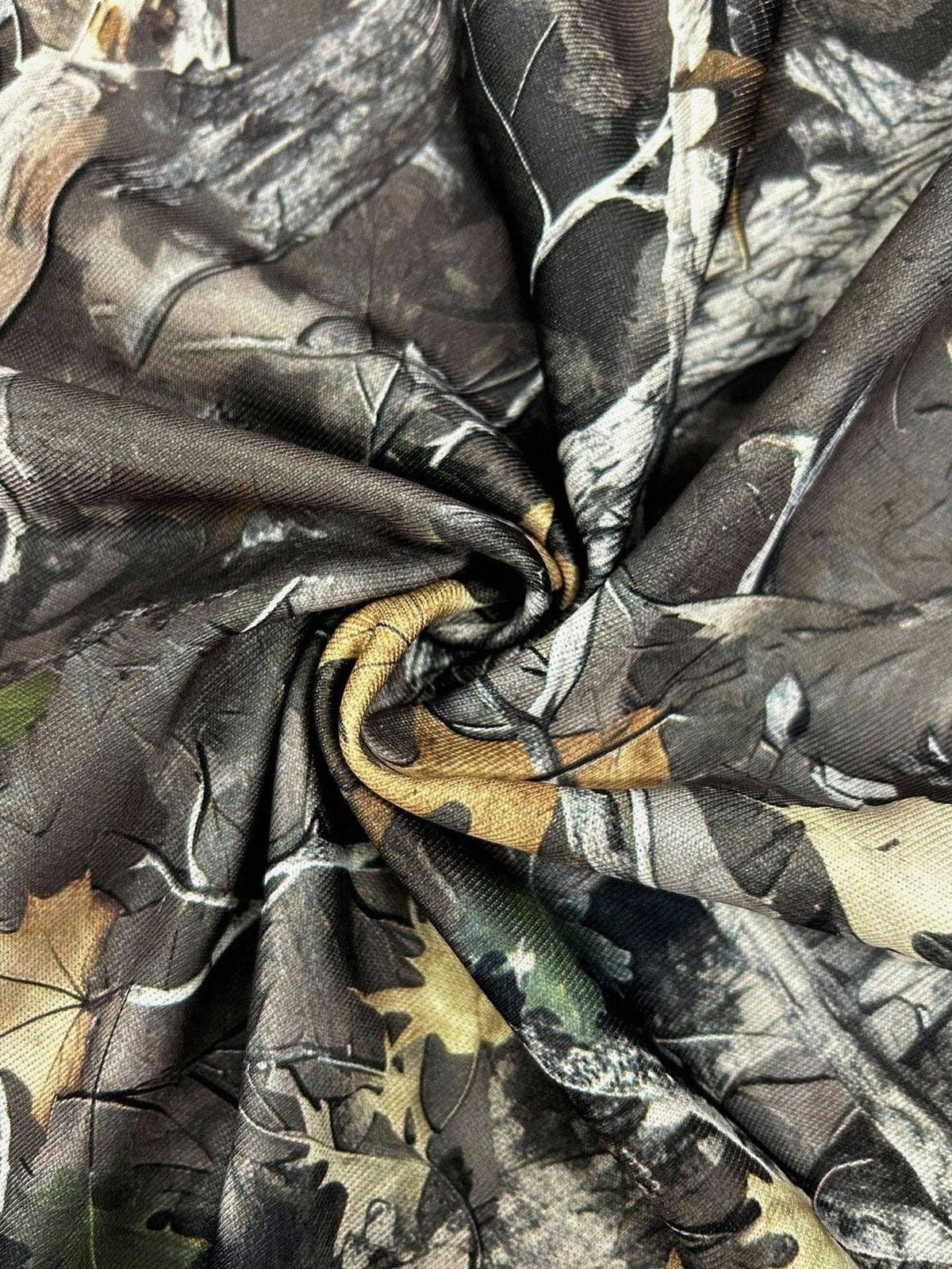 Oversized Woodland Camo Half Zip Pullover Sweatshirt