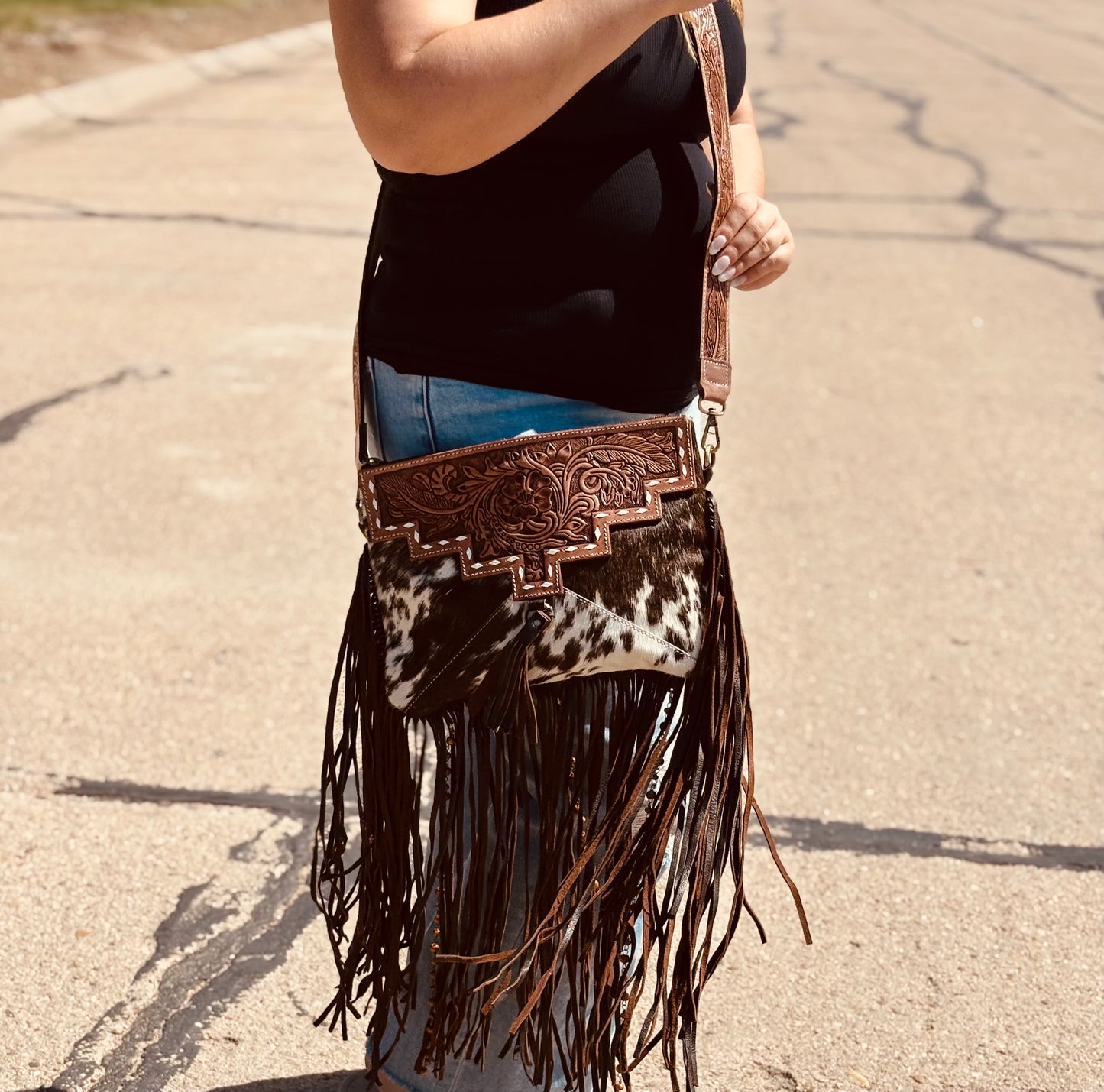 Dixie Bell Cowhide purse