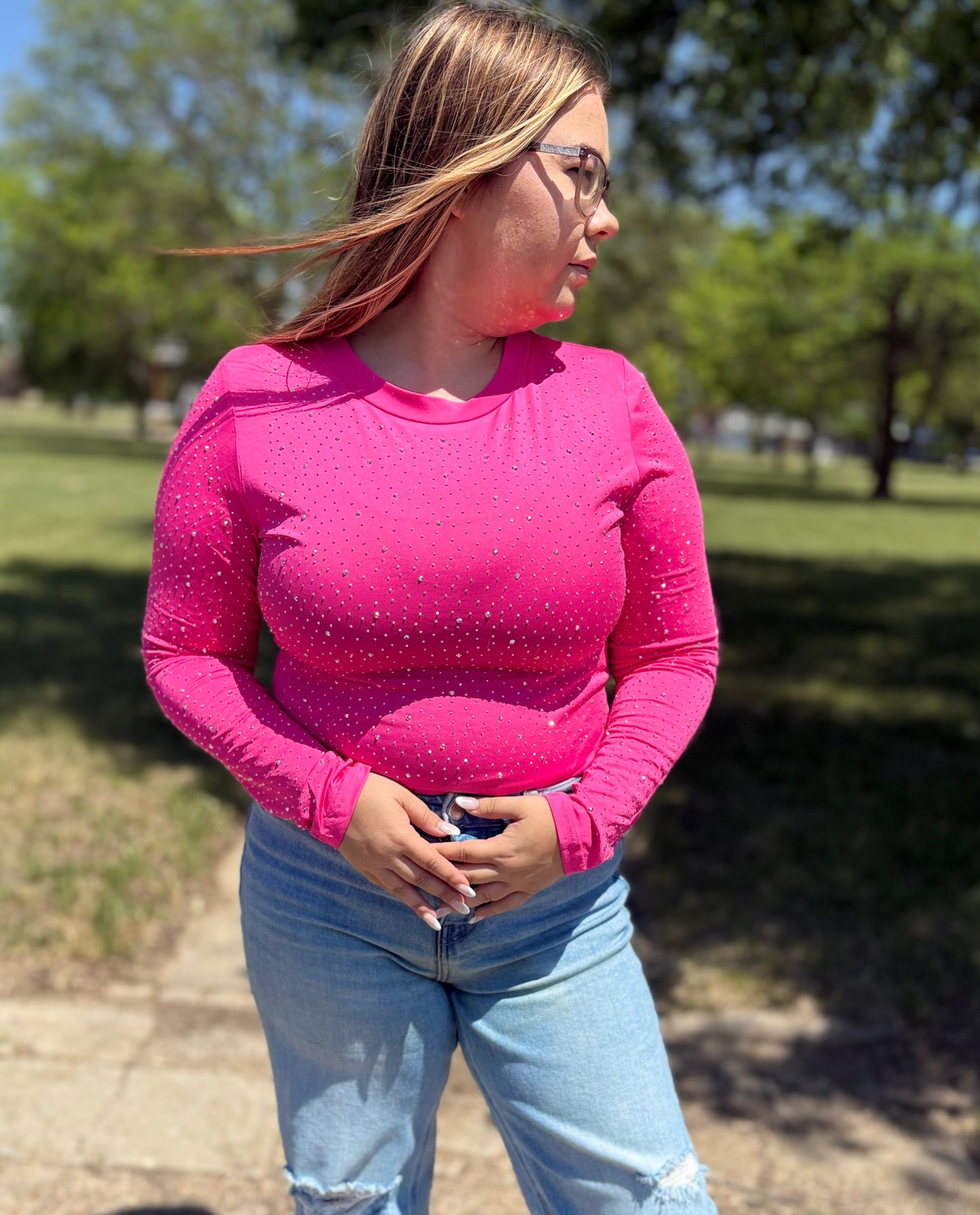 Rodeo Queen Rhinestone Bodysuit