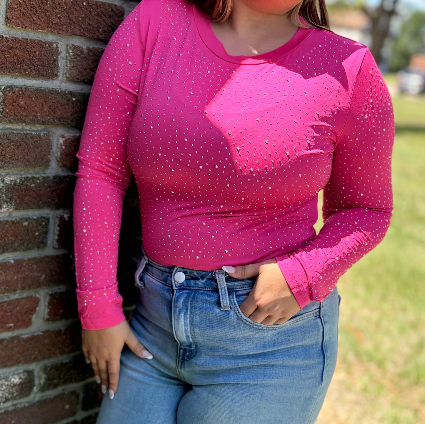 Rodeo Queen Rhinestone Bodysuit