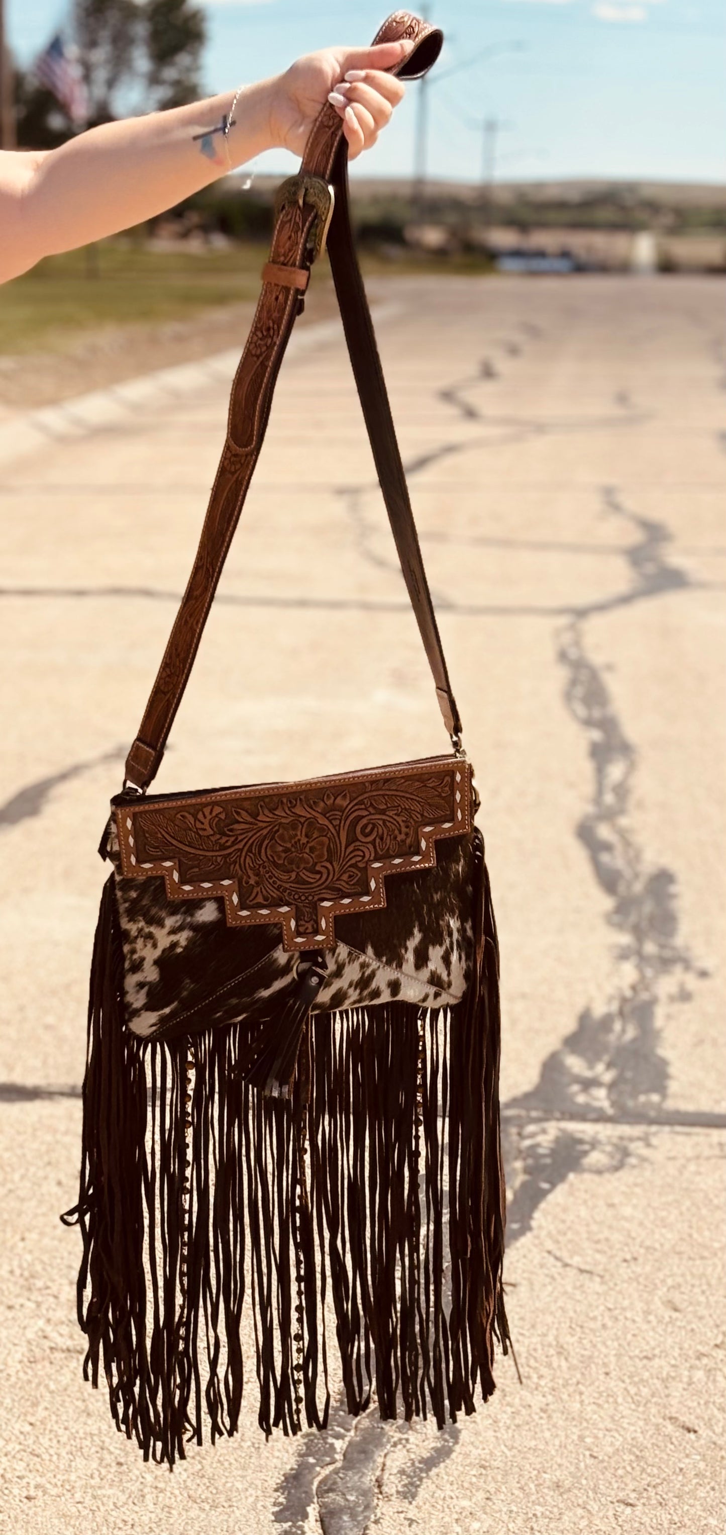 Dixie Bell Cowhide purse