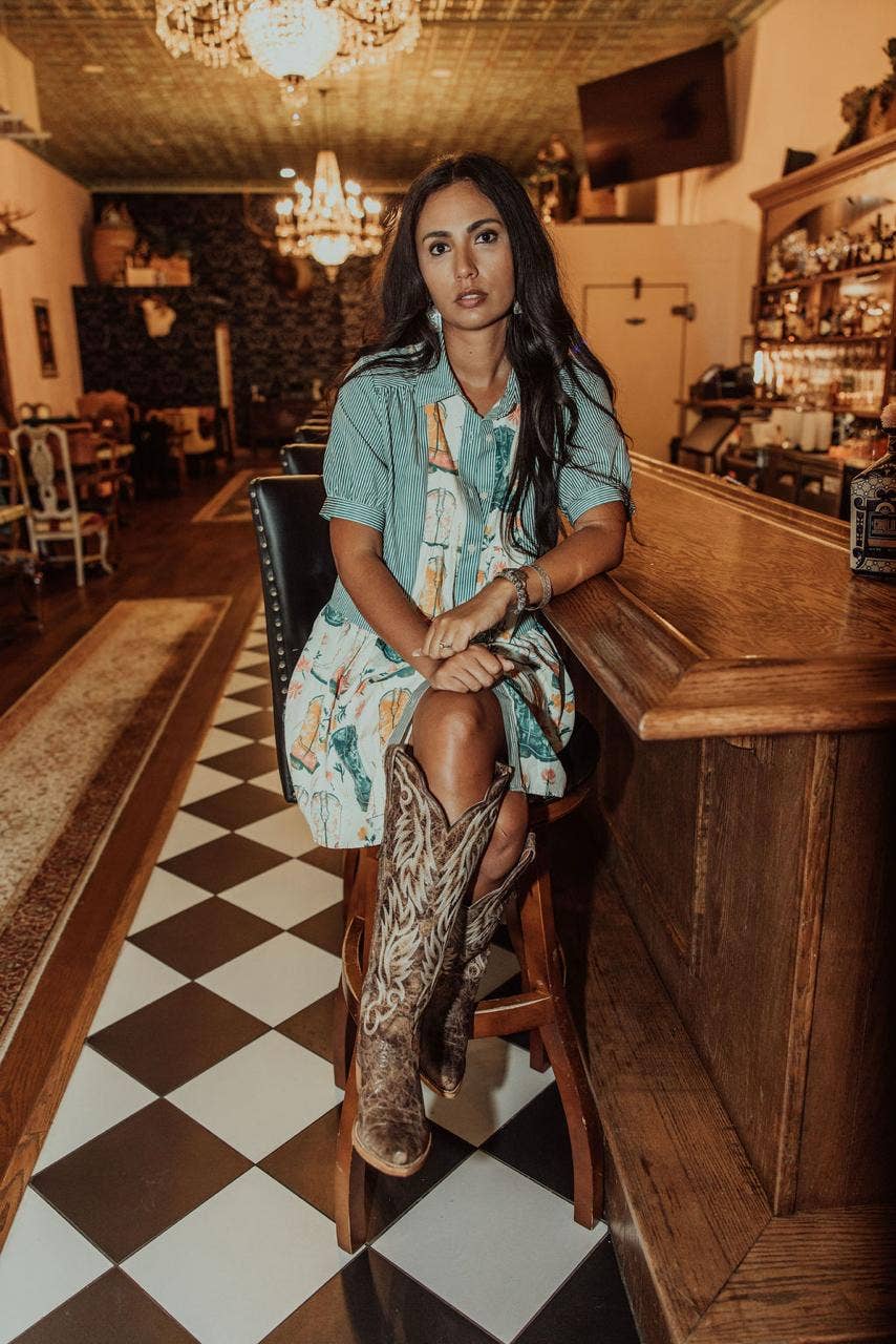 Head over boots dress