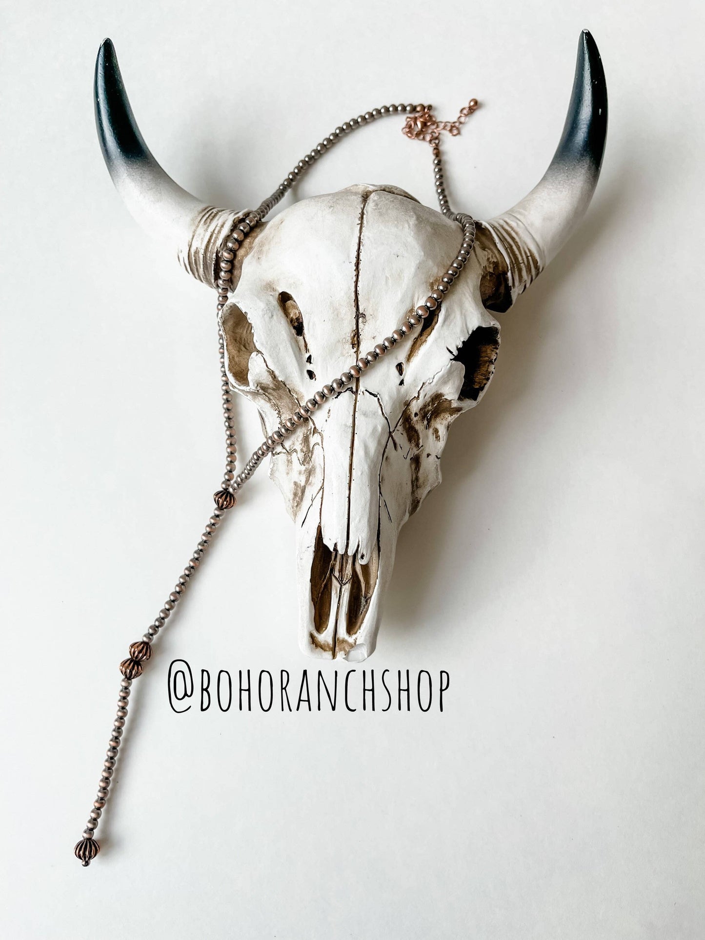 Copper Cayon Y Necklace