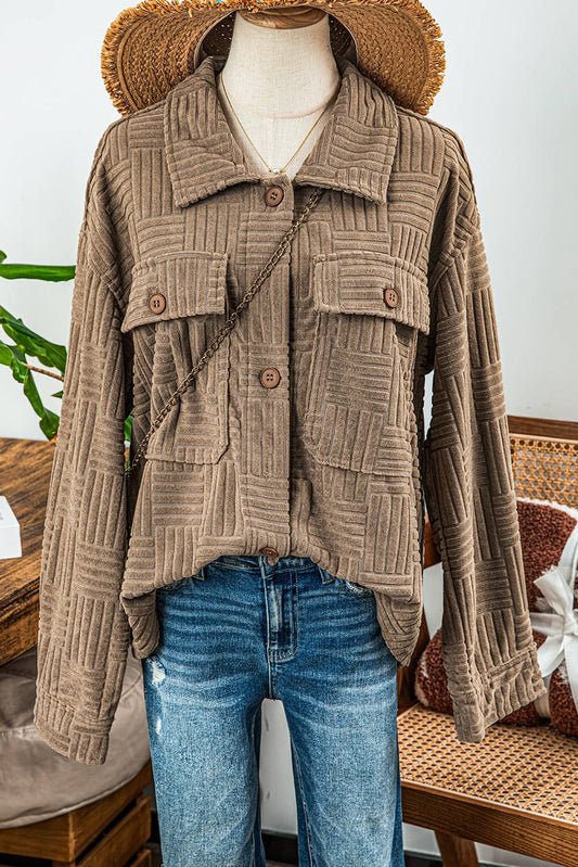 Rustic Ranch textured Shacket