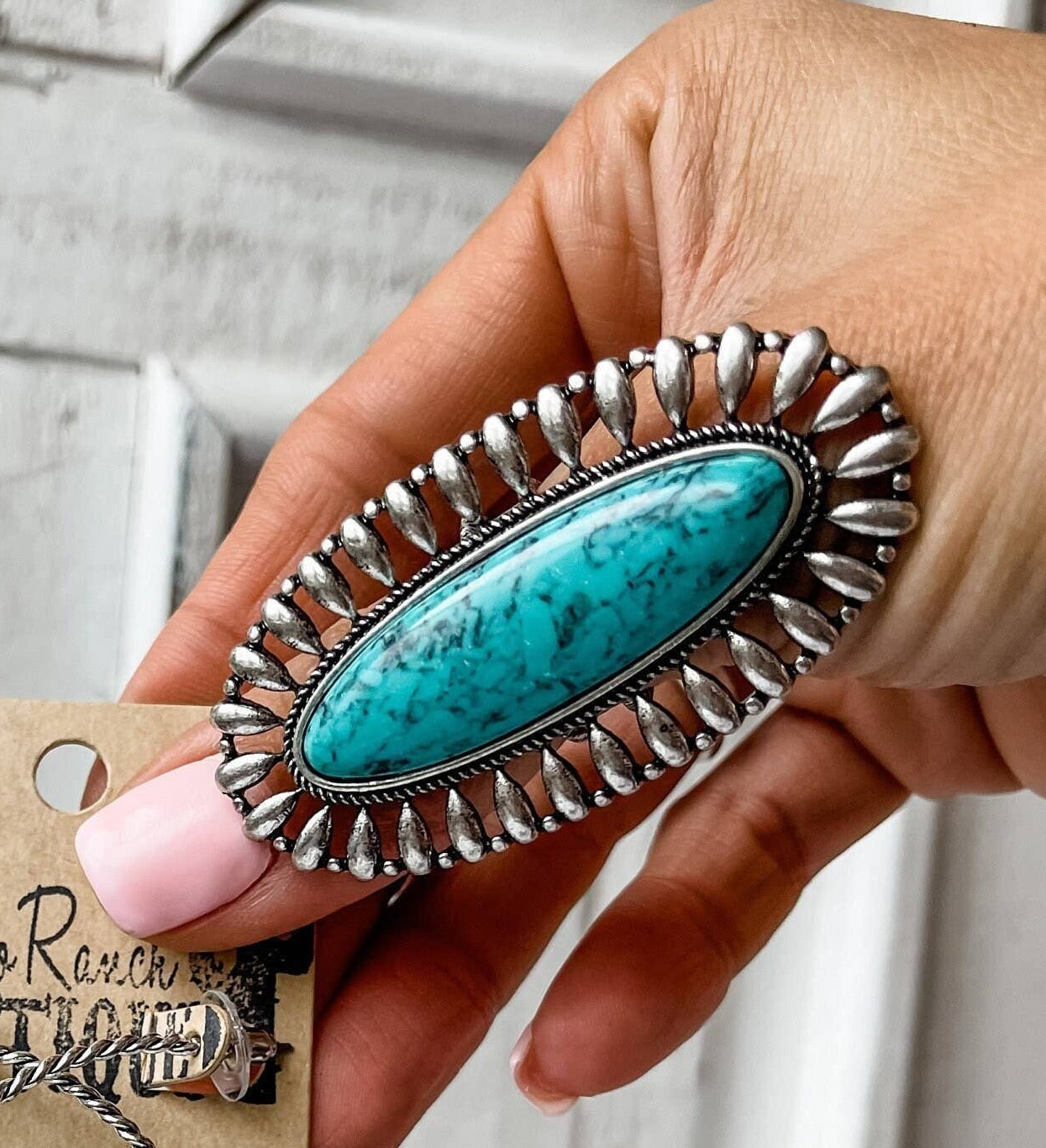 Cowgirl Halo Oversized Stone Ring